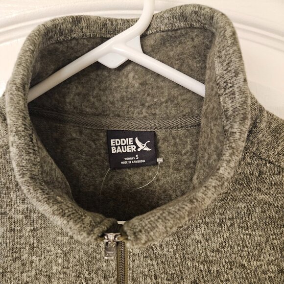 Eddie Bauer Ladies Radiator Fleece 1/4 Zip Pullover Alder Small NEW WITH TAGS - Picture 2 of 7